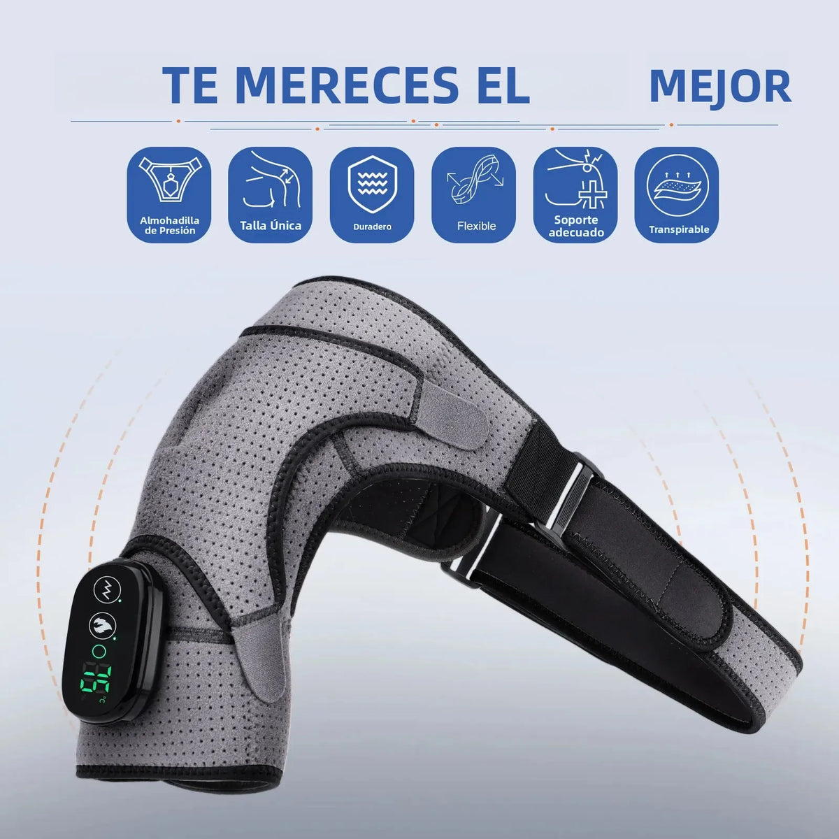 Cinturón térmico de hombros con masaje