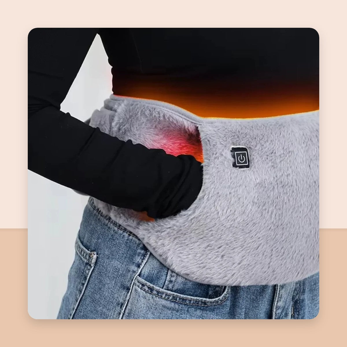 Cinturón térmico abdominal USB