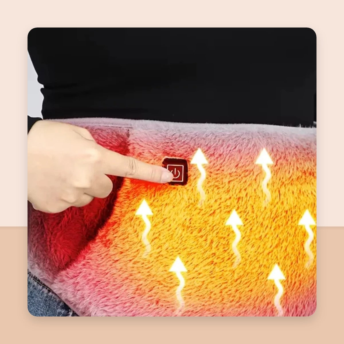 Cinturón térmico abdominal USB