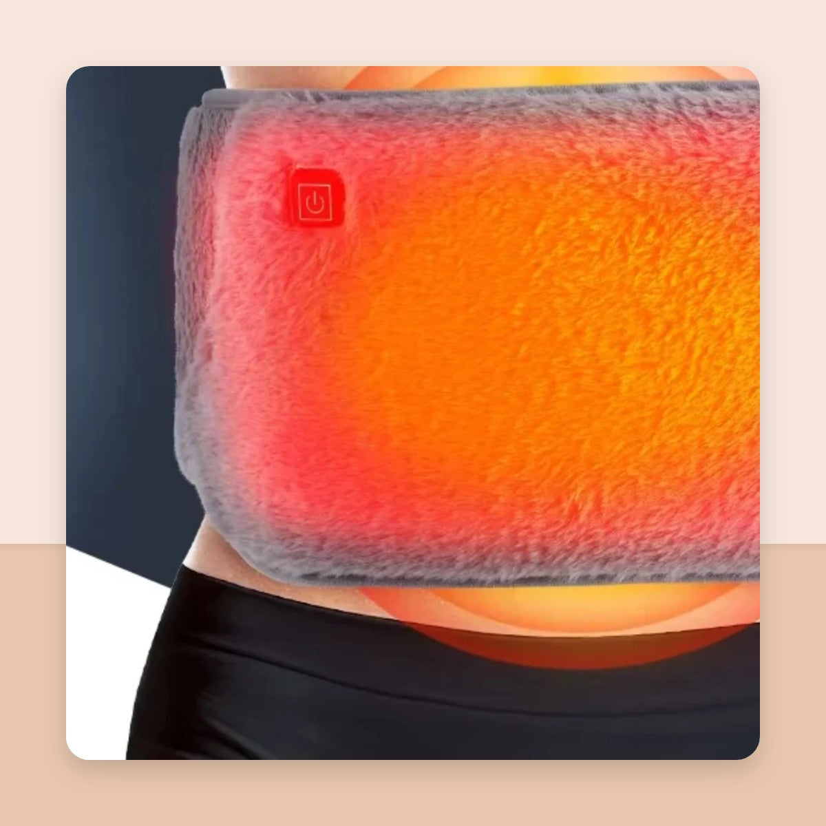 Cinturón térmico abdominal USB