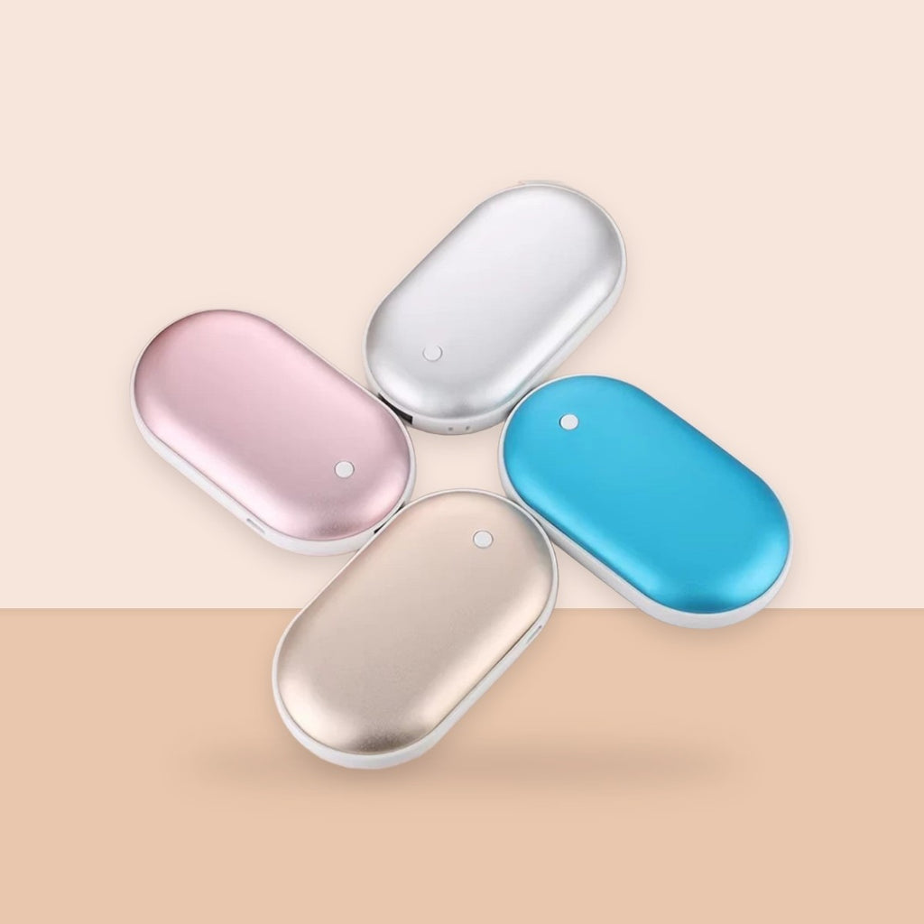 Calentador de manos recargable con powerbank