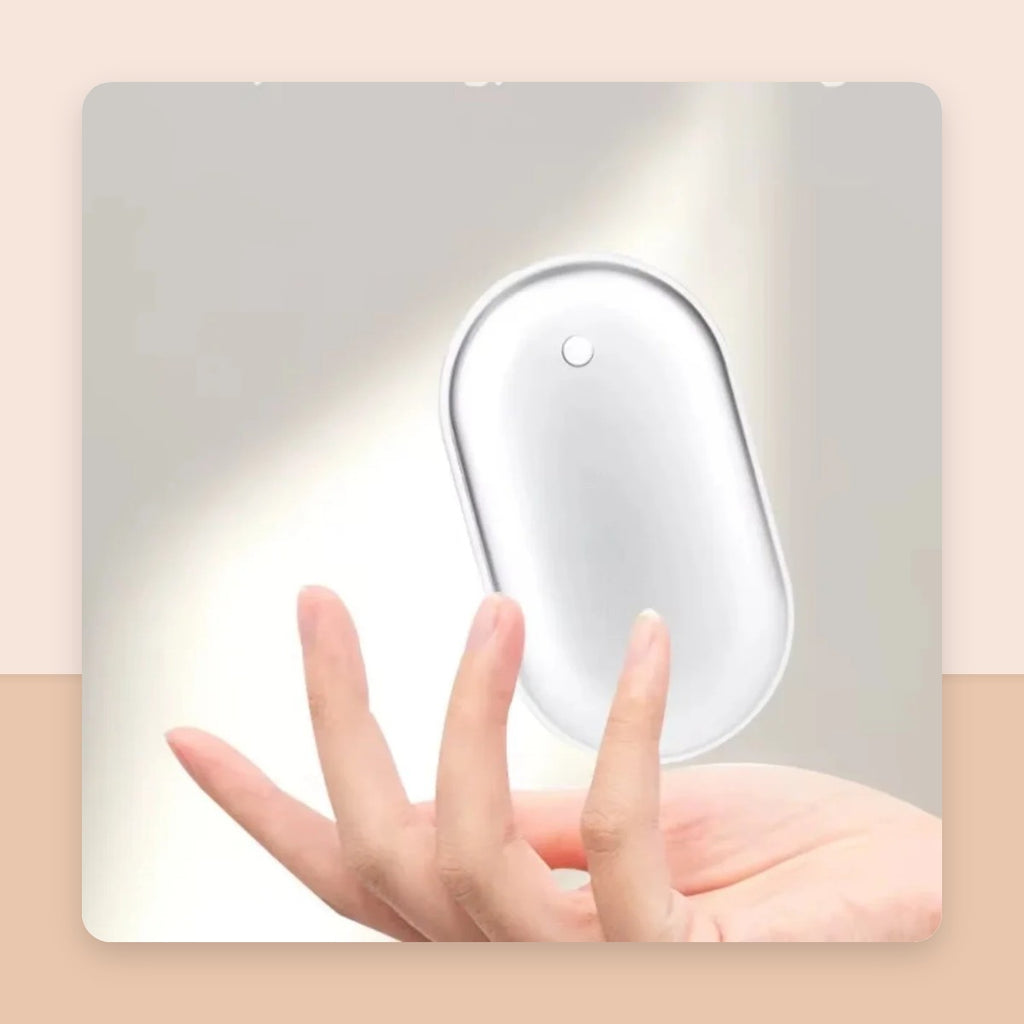 Calentador de manos recargable con powerbank