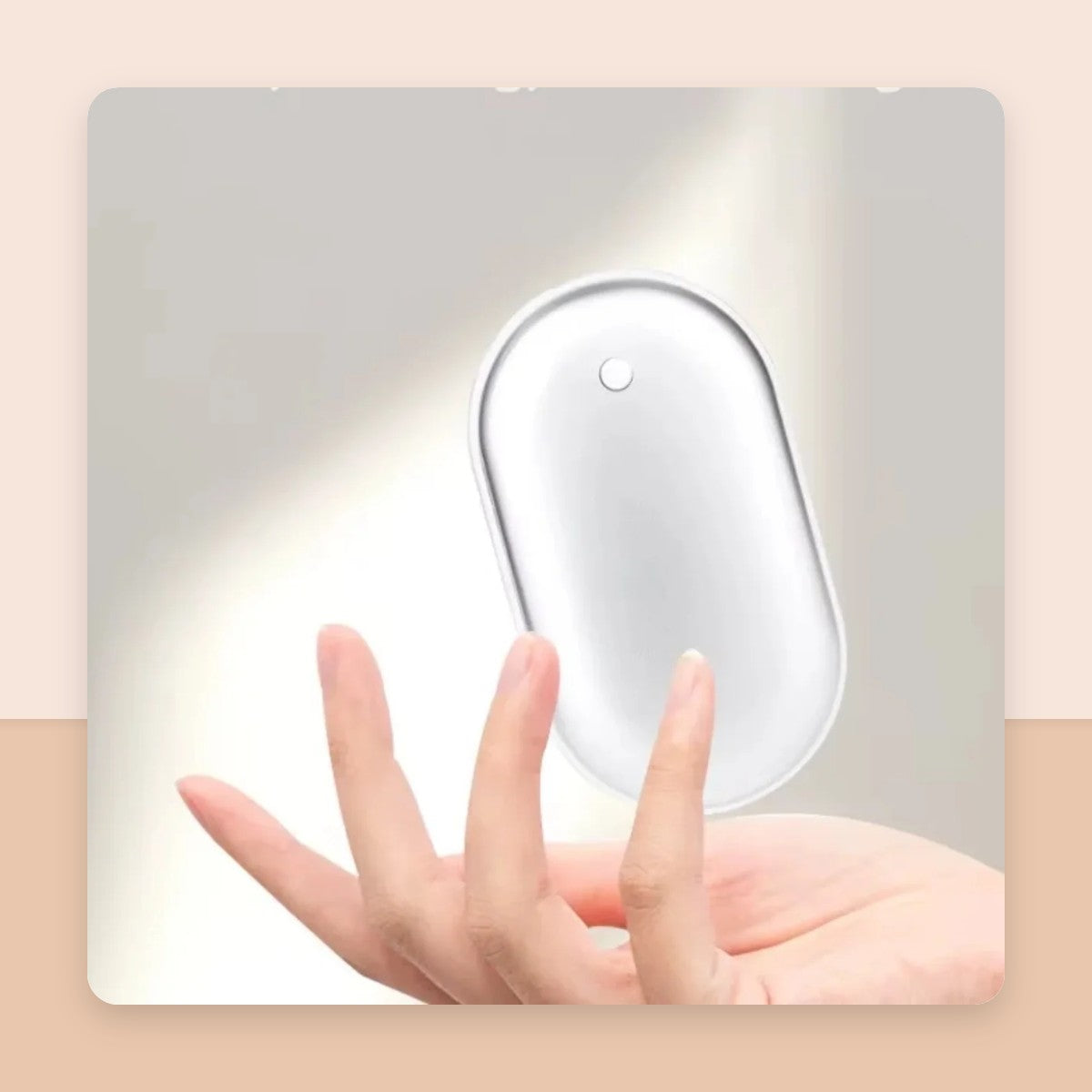Calentador de manos recargable con powerbank
